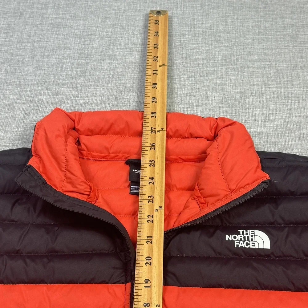 The North Face 700 Fill Down Puffer Jacket Mens Medium Red‎ Black Insulated